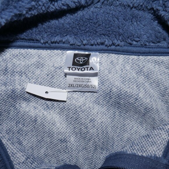 Official Toyota Men's Scenic Print Fleece 1/4 Zip Jacket Size S-3XL Big Blue Sky - Picture 12 of 13